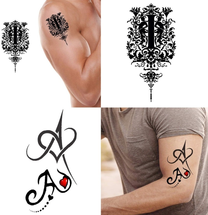 Ordershock IA Name Letter Tattoo Waterproof Boys and Girls Temporary Body Tattoo Pack of 2. - Price in India, Buy Ordershock IA Name Letter Tattoo Waterproof Boys and Girls Temporary Body Tattoo
